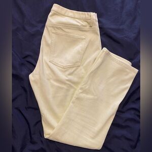 Uniqlo Women's Greenish Yellow Jeggings